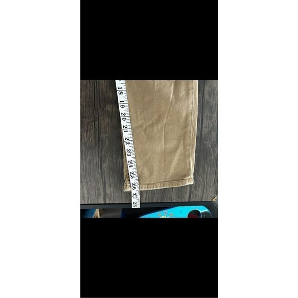 Mother The Tomcat Tan Button Fly Women's Jeans Size 25 Classic Neutral Cropped - Picture 16 of 16